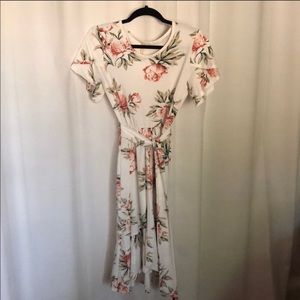Pinkblush floral knee length dress